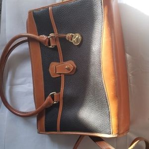All weather leather vintage Dooney bag